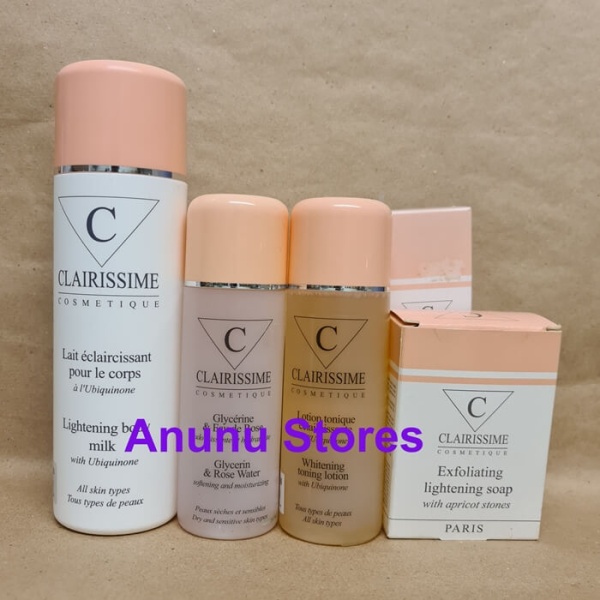 Clairissime Lightening Body Products (Peach)